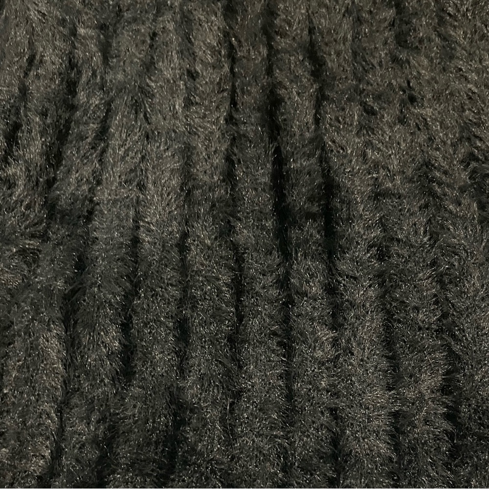 Aritzia Babaton Ulmann Fleecy Cozy Knit Eyelash Style Cropped Sweater Sz S - Picture 7 of 12